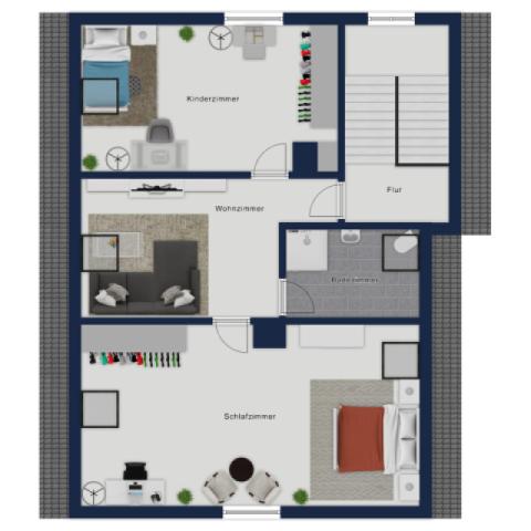 Grundriss Dachgeschoss