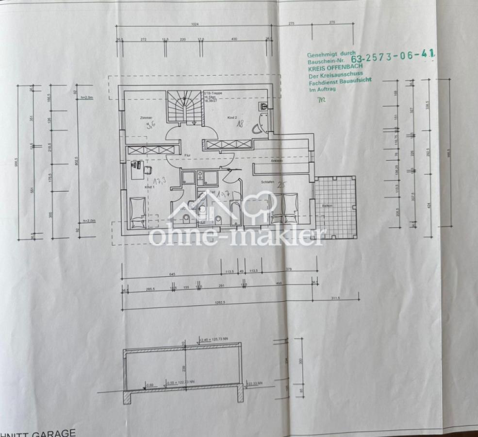 Grundriss Obergeschoss