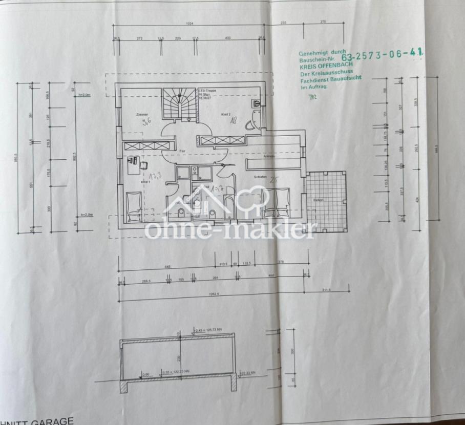 Grundriss Obergeschoss
