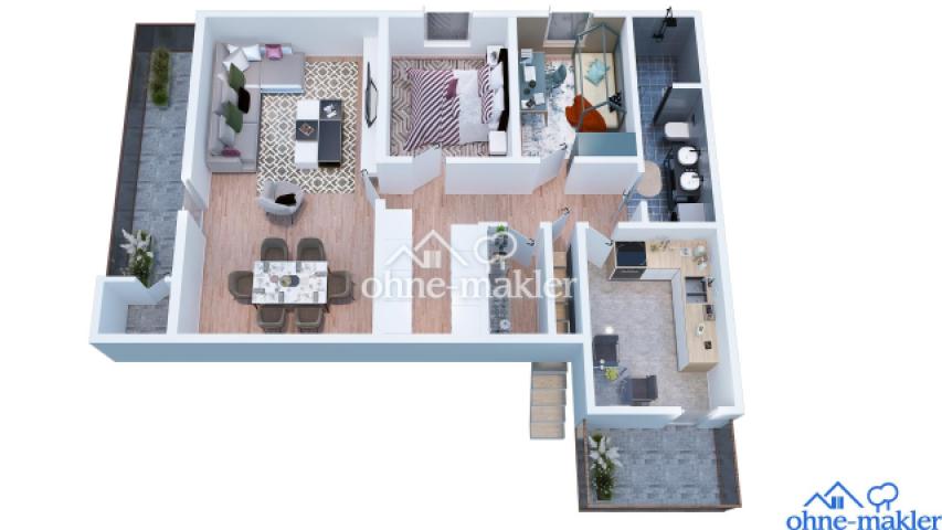 vermietete Wohnung