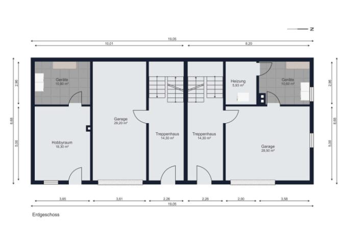 Grundrisse Erdgeschoss 