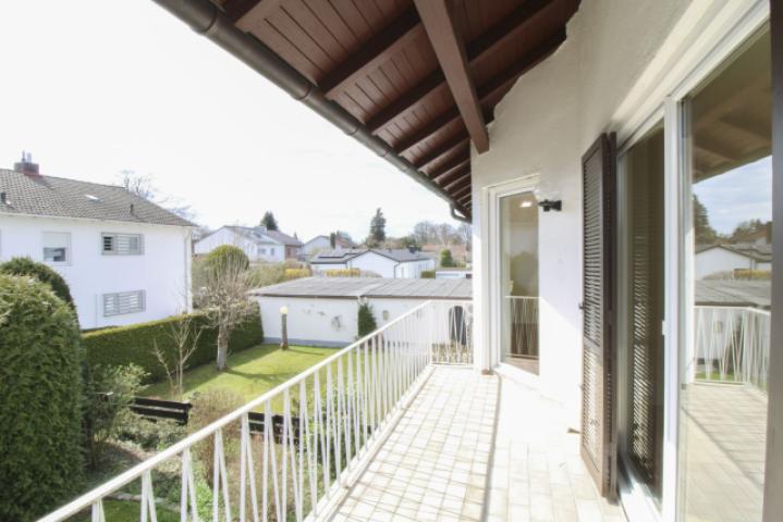Balkon Blick gen West