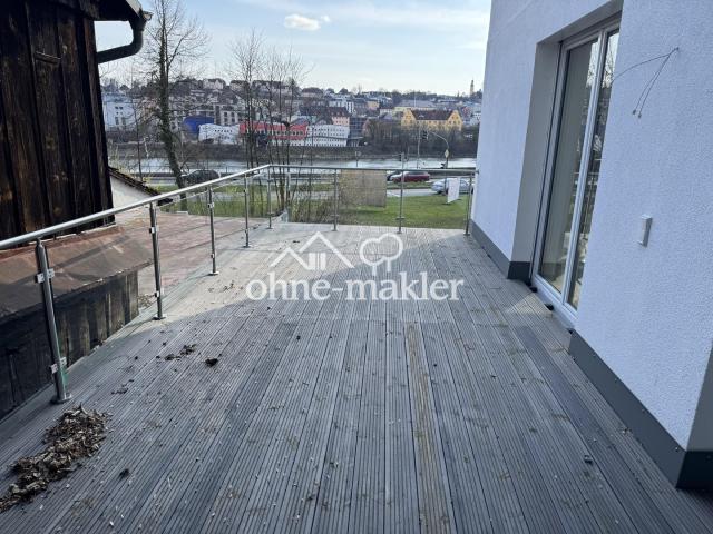 Blick von auf die Donau