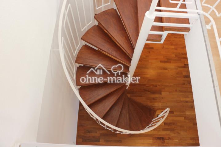 Wendeltreppe von oben