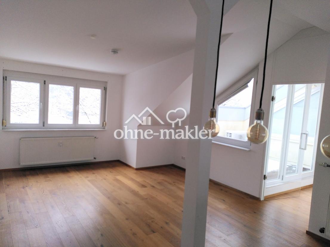 Wohnzimmer, Blick --> Dachterr