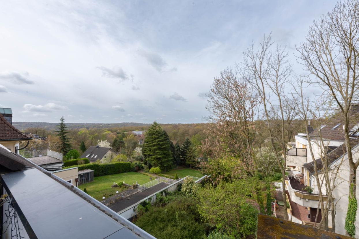 Aussicht vom Balkon