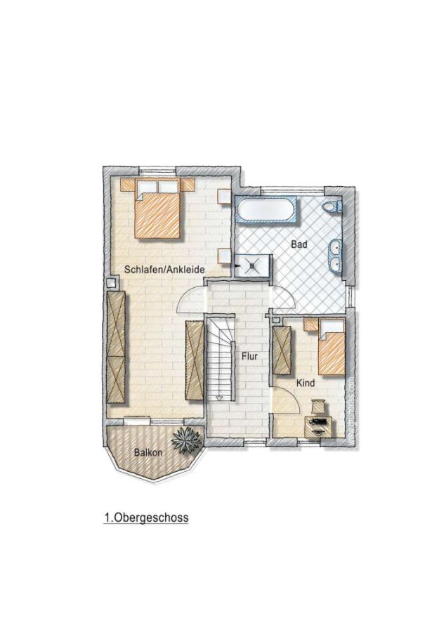 Grundriss Obergeschoss