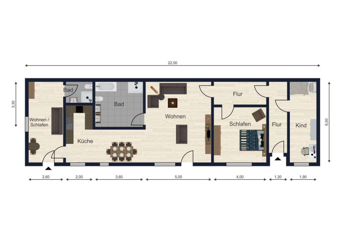 Grundrisse Bungalow