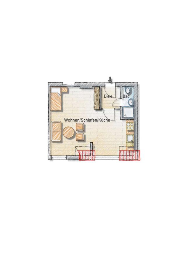 Grundriss Apartement