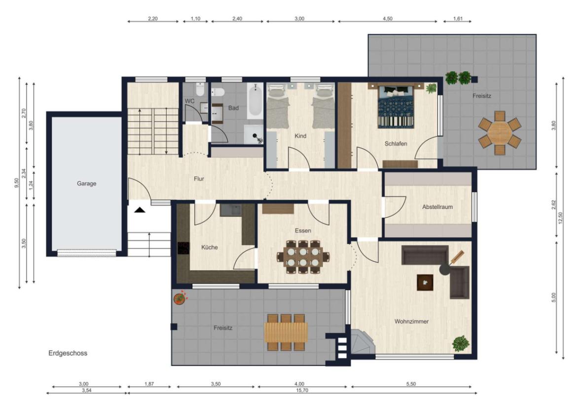 Grundriss Erdgeschoss