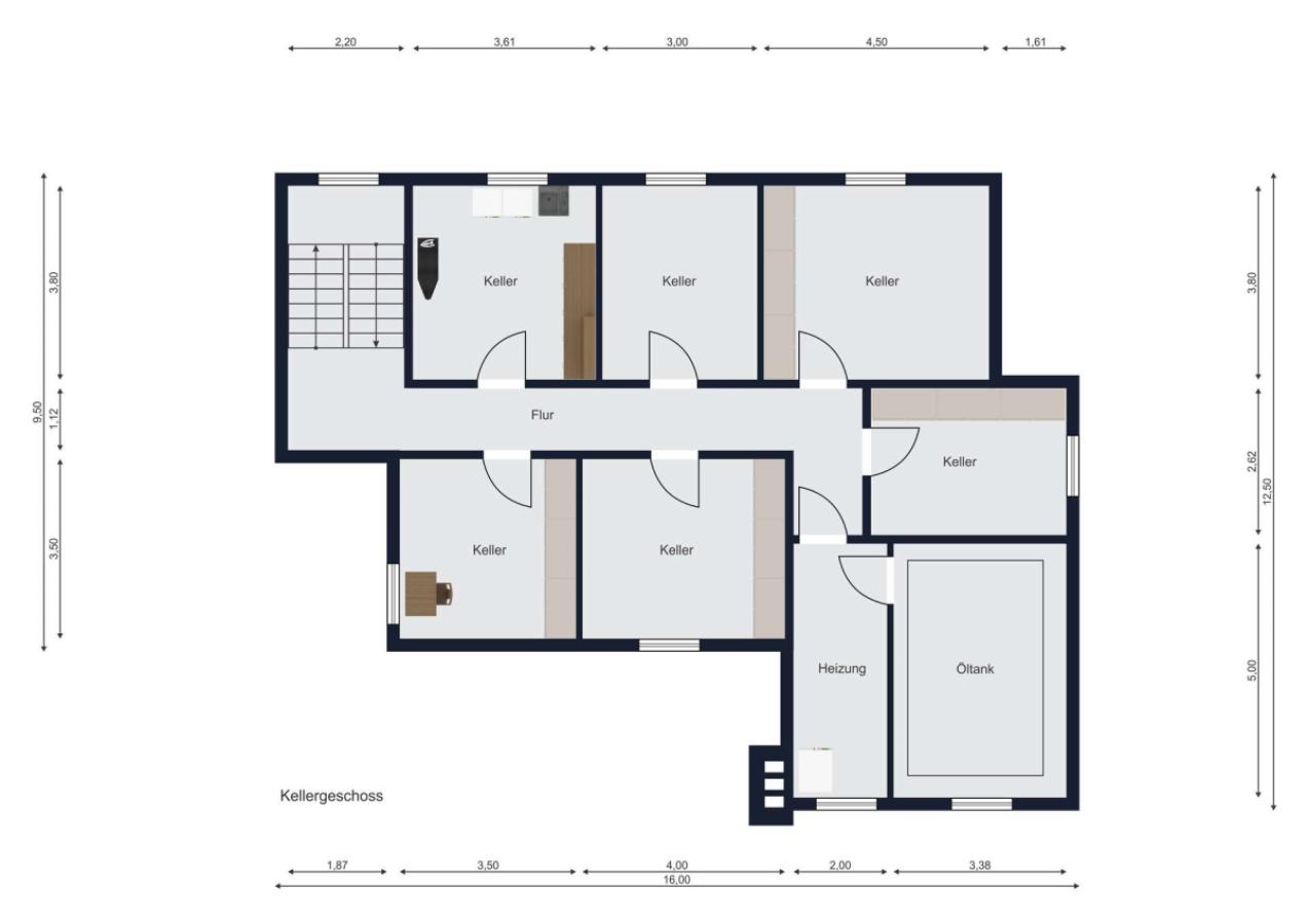 Grundriss Kellergeschoss