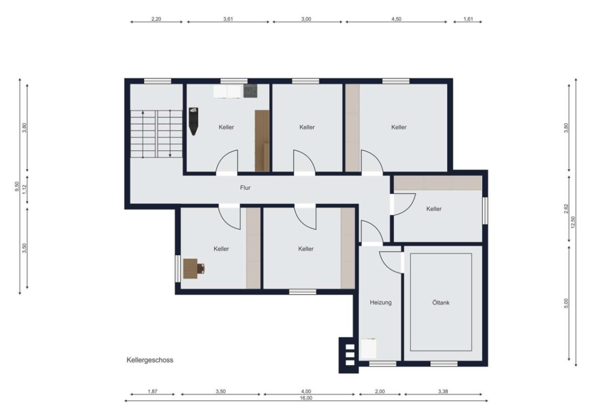 Grundriss Kellergeschoss