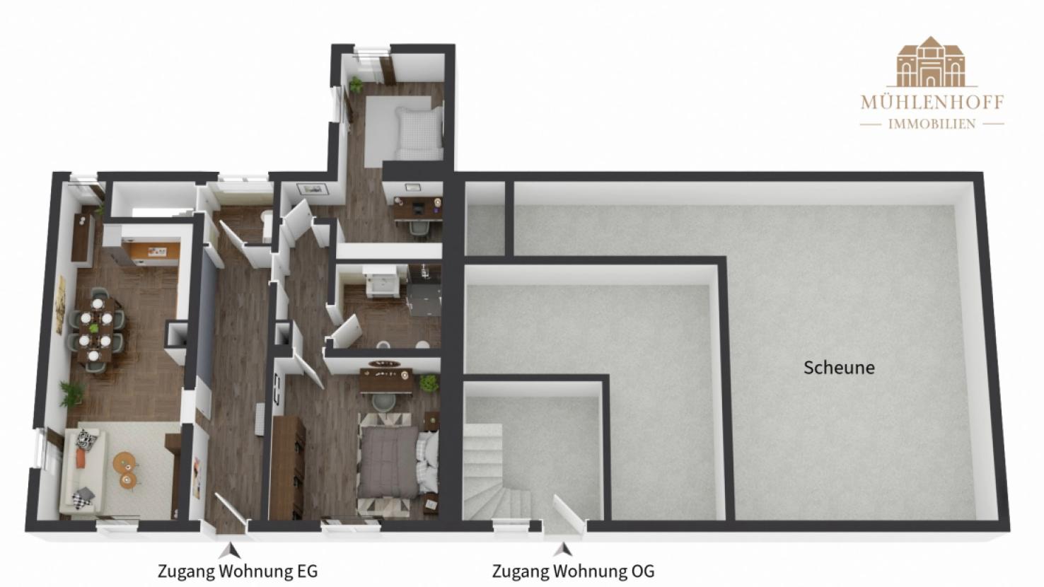 EG 3D-Grundriss