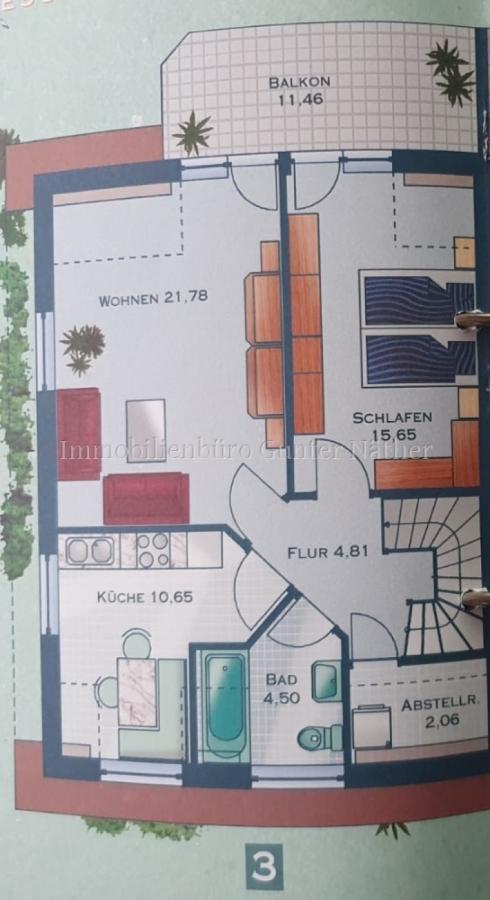 Grundriss WE 4 1.OG