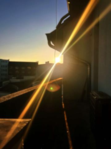 Balkon Sonnenuntergang