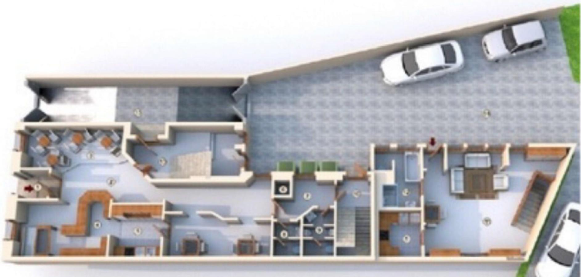 Grundriss EG Alltbau