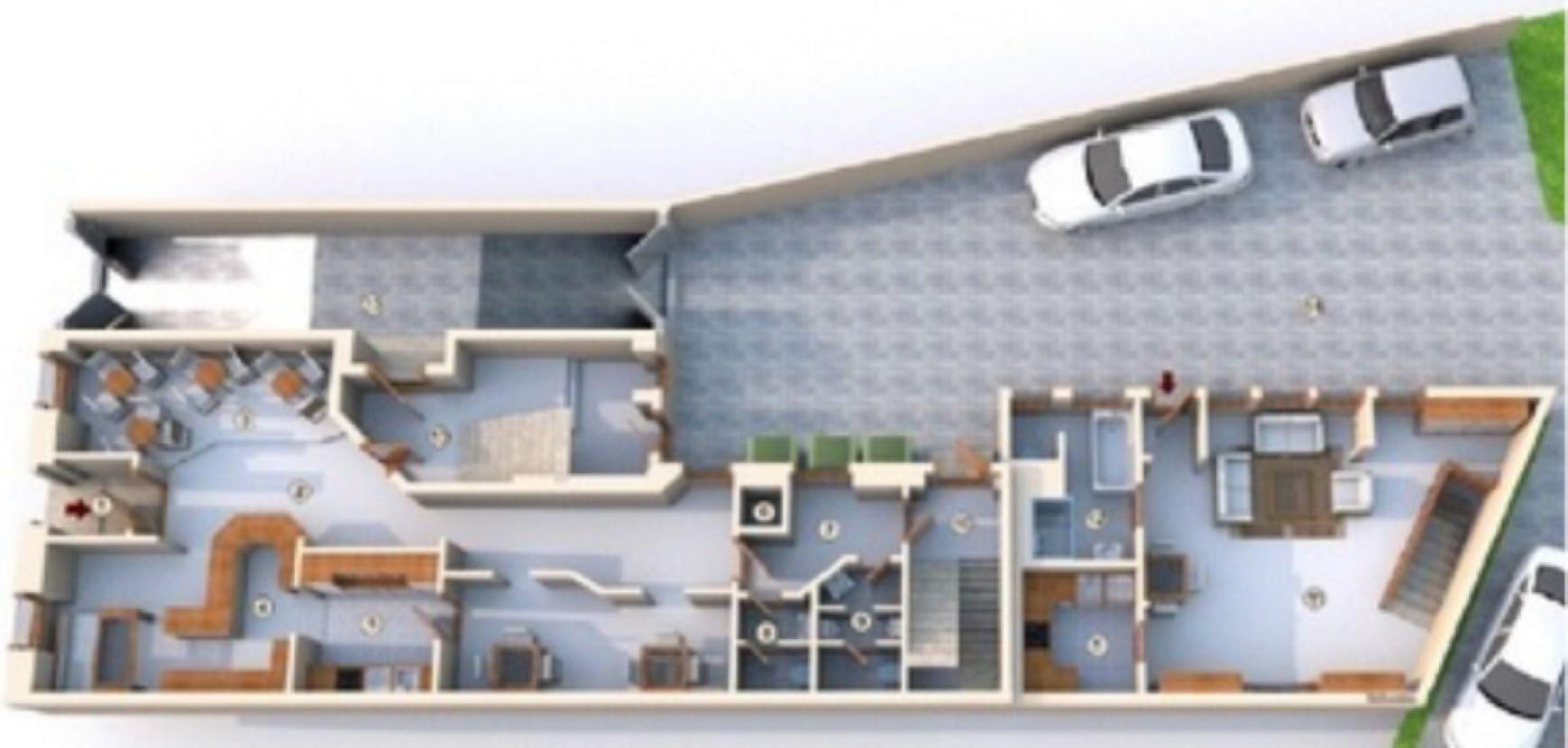 Grundriss EG Alltbau