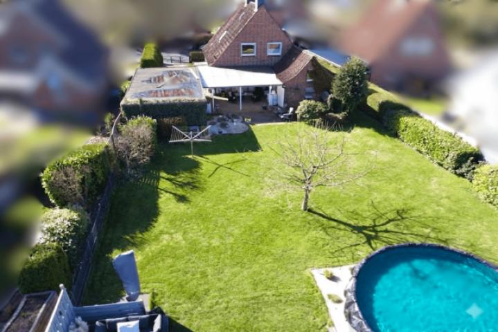 Luftaufnahme Garten