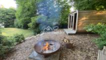 Gartensauna mit Lounge