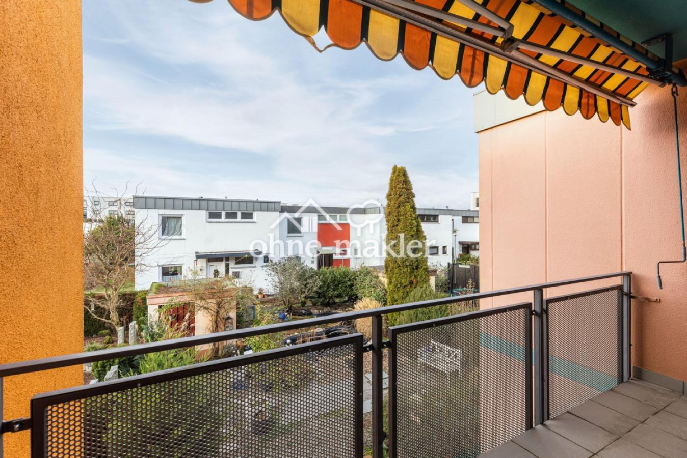 Ausblick Balkon Schlafzimmer 2