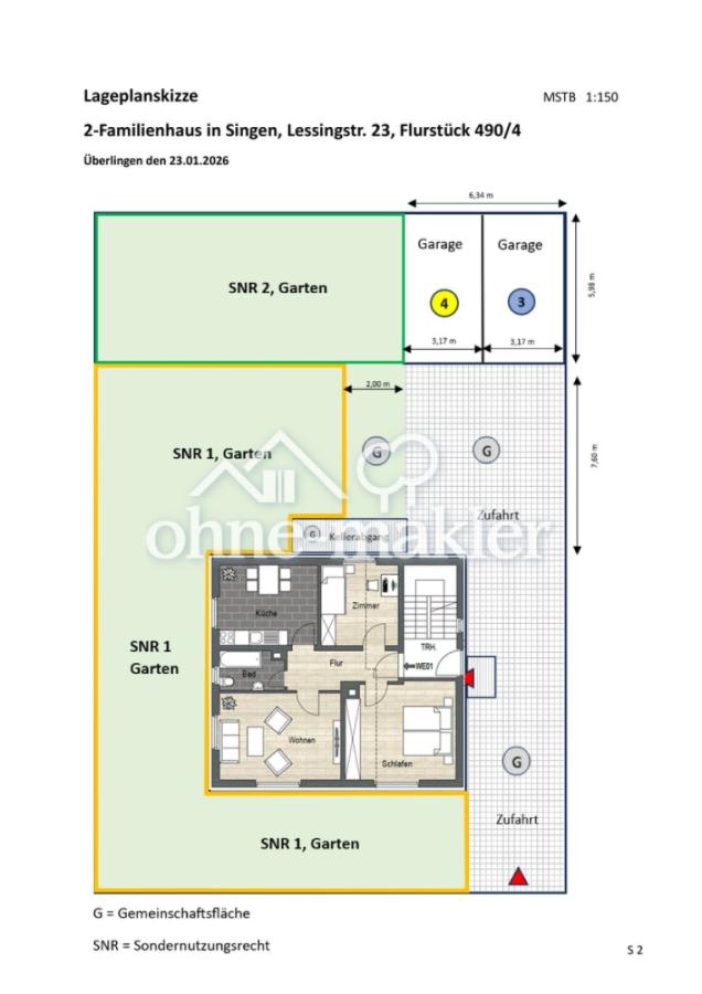 Plan Sondernutzungsrecht 1