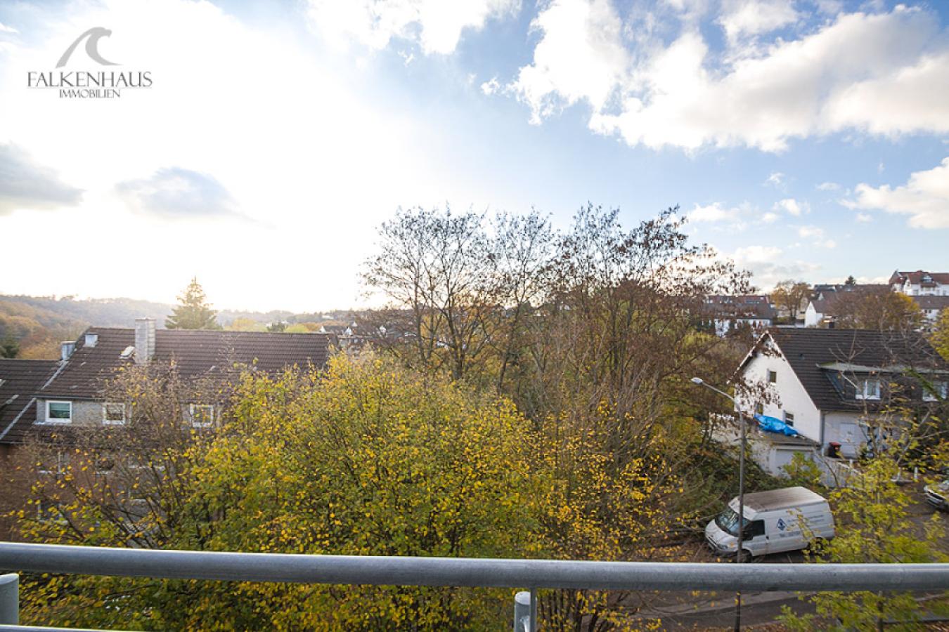 Ausblick vom Balkon