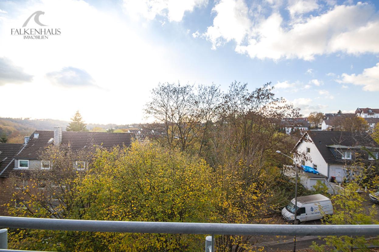 Ausblick vom Balkon