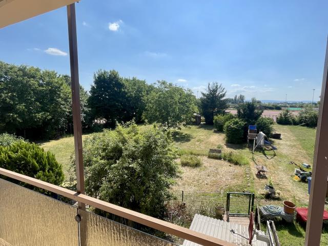 Blick vom Balkon