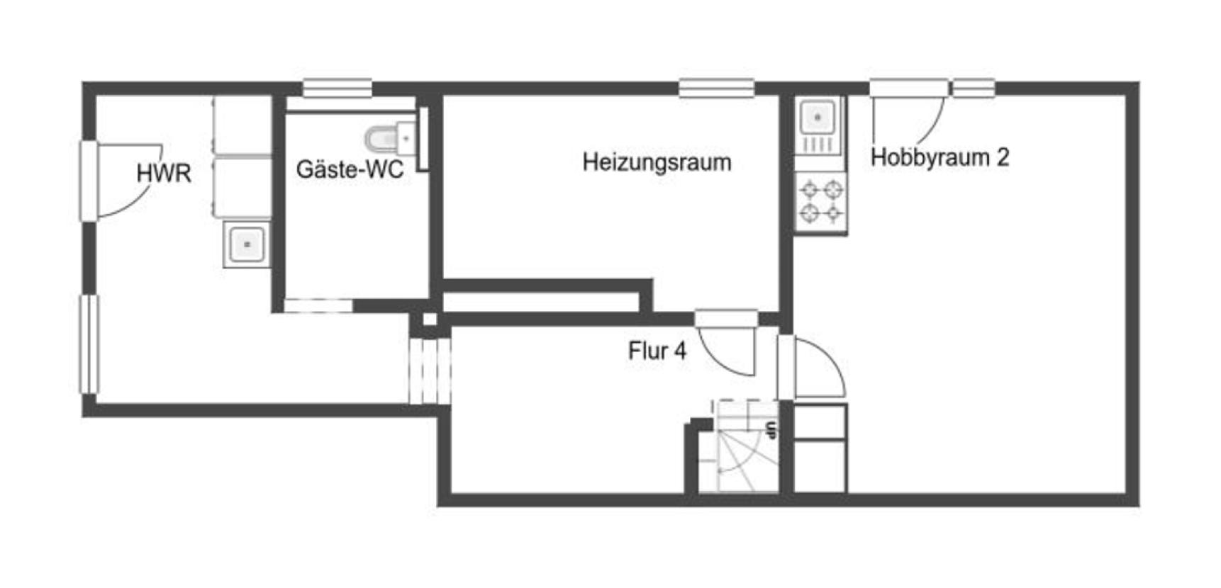 Grundriss Skizze UG