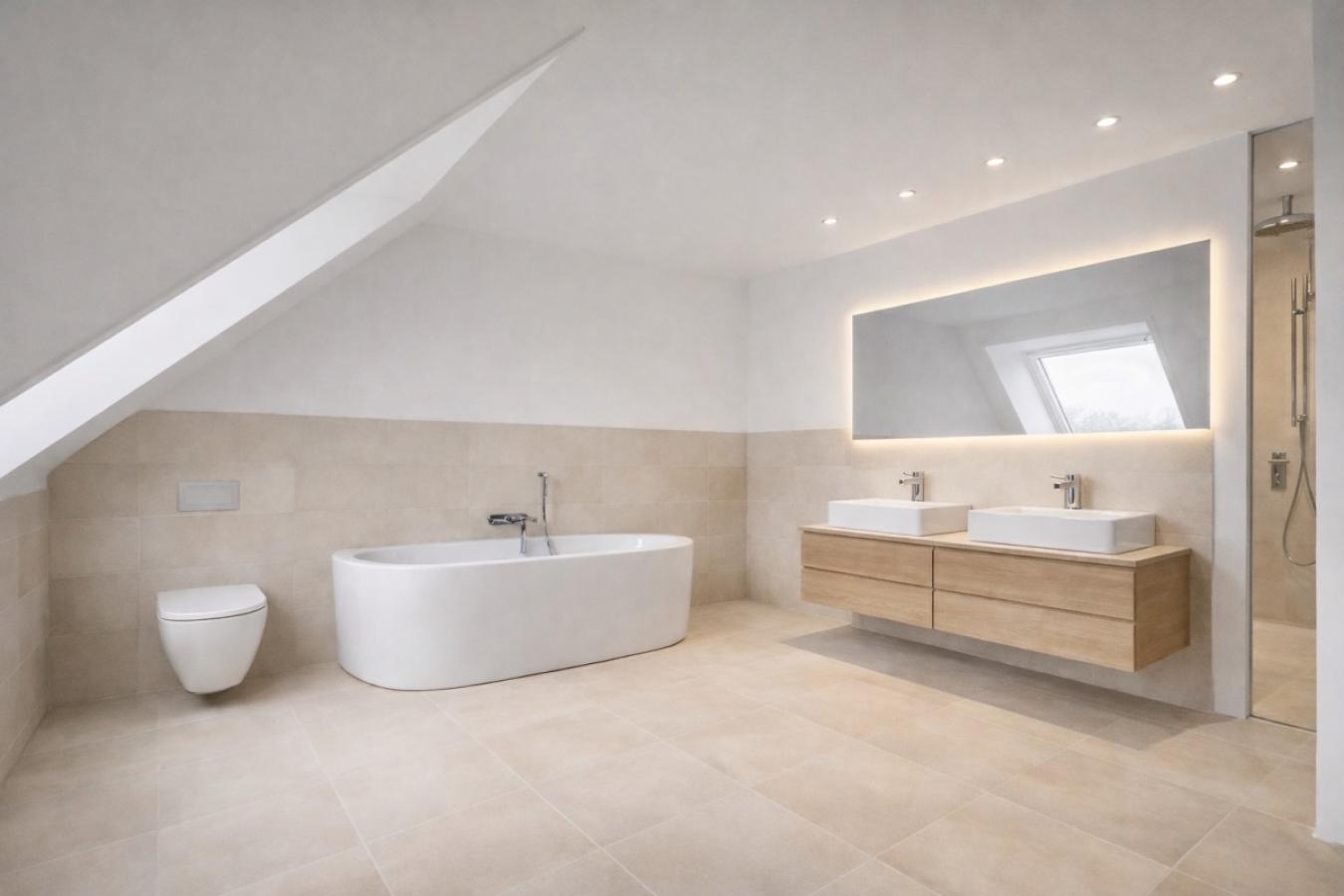 Master-Badezimmer saniert 