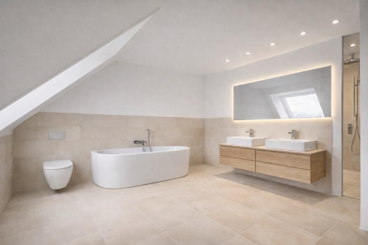 Master-Badezimmer saniert 