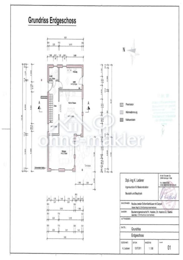 Grundriss Erggeschoss