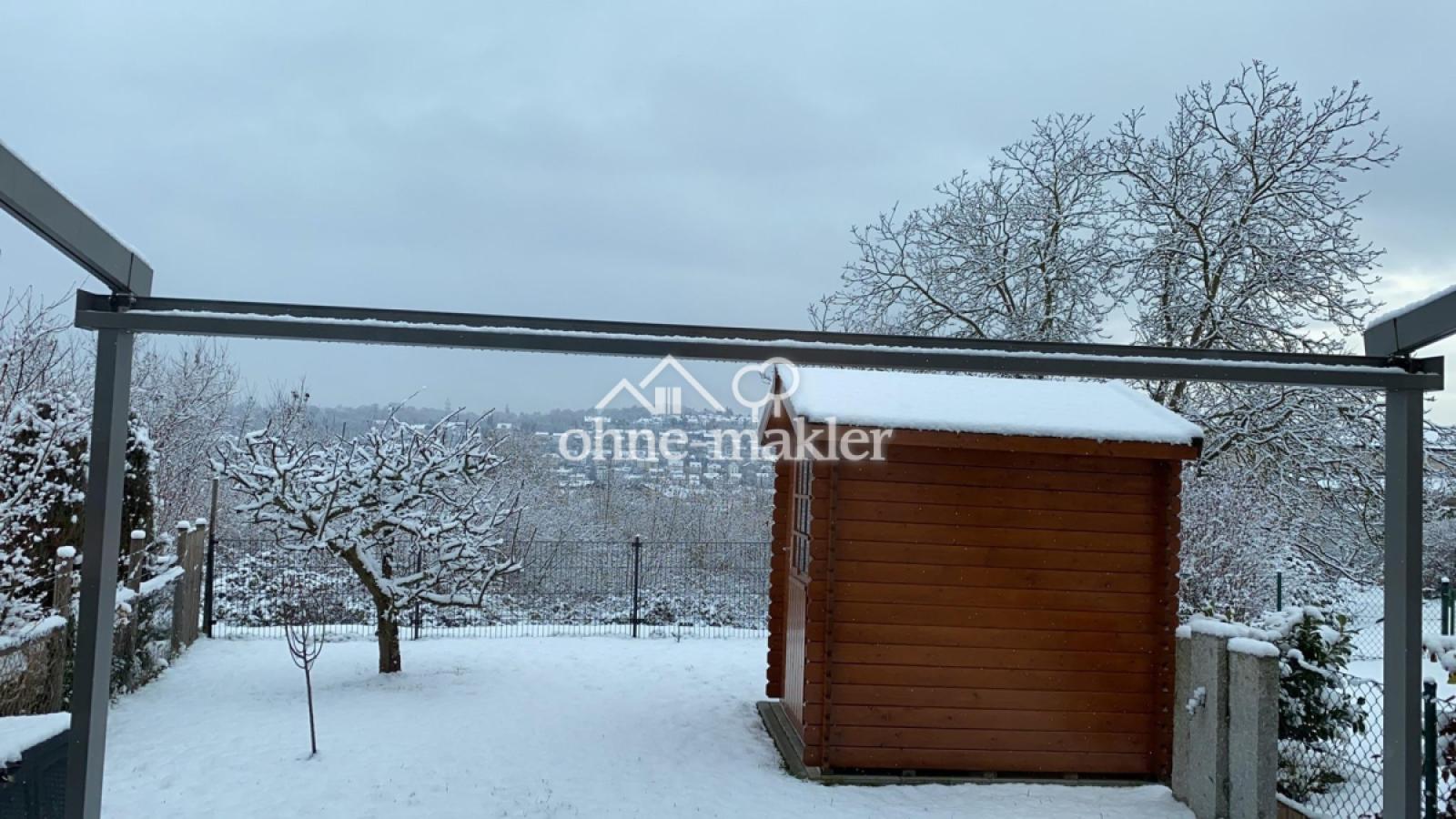 Garten im Winter