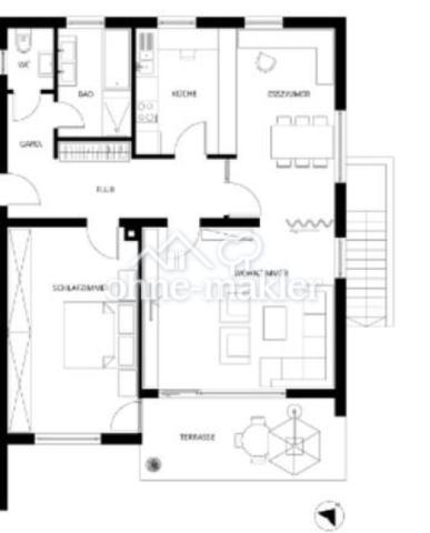 Wohnungsplan EG links