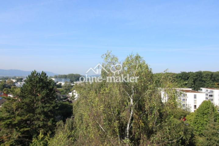 Erhabene Aussicht vom Balkon