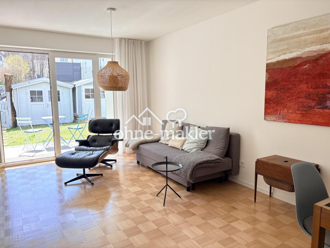 Wohnzimmer, Zugang zur Terasse