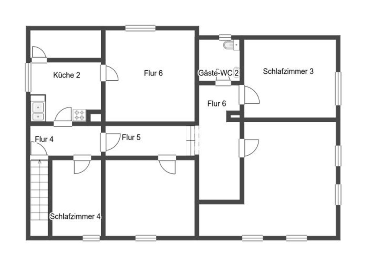 Grundriss Skizze 1.OG