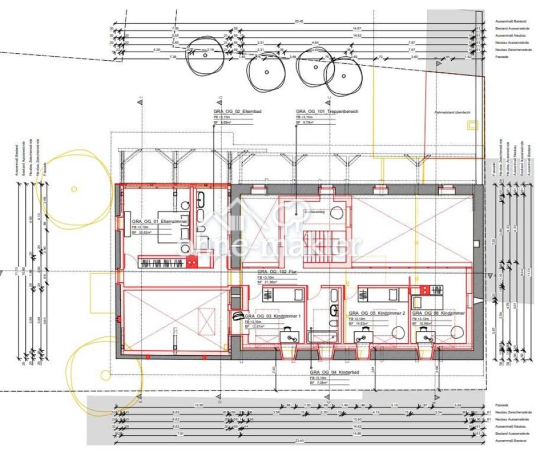 geplanter Grundriss OG