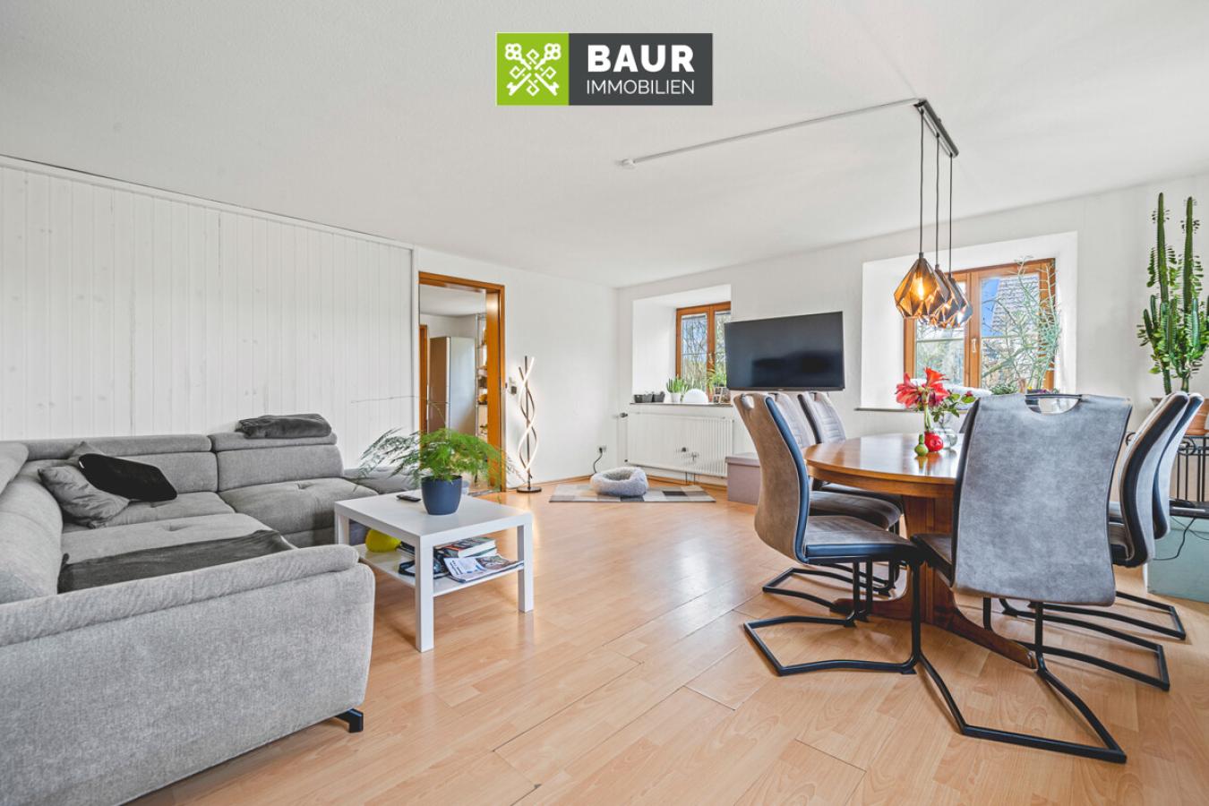 Wohn-Esszimmer EG Bauernhaus