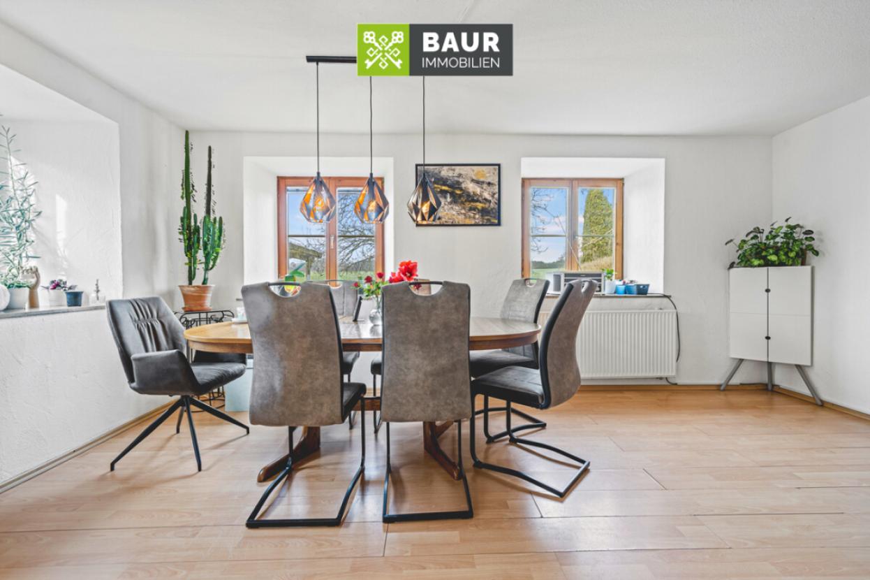 Wohn-Esszimmer EG Bauernhaus