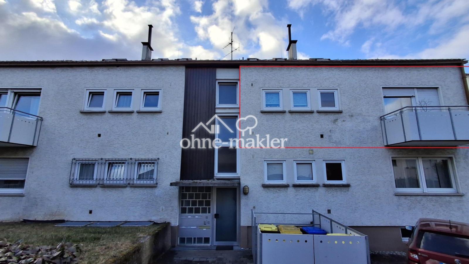 Wohnung von der Eingangsseite