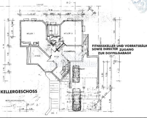 Grundriss Keller