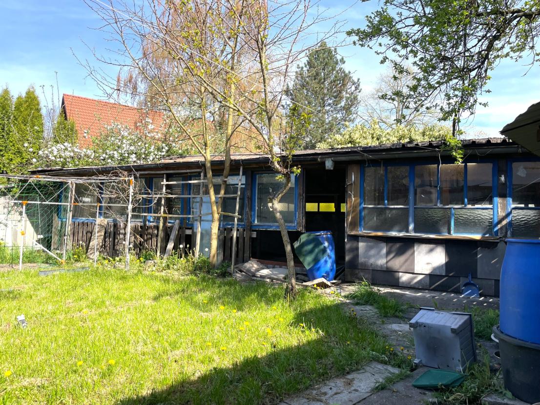 Garten und Schuppen
