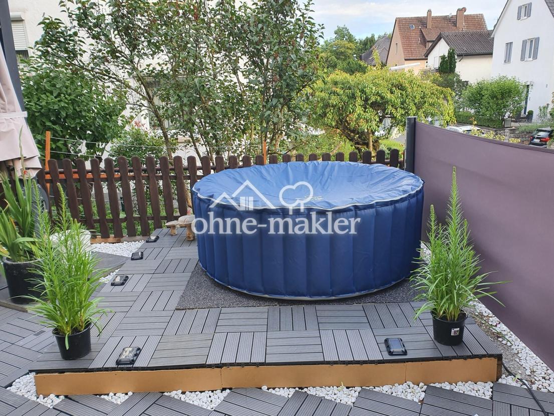 Terrasse im Sommer