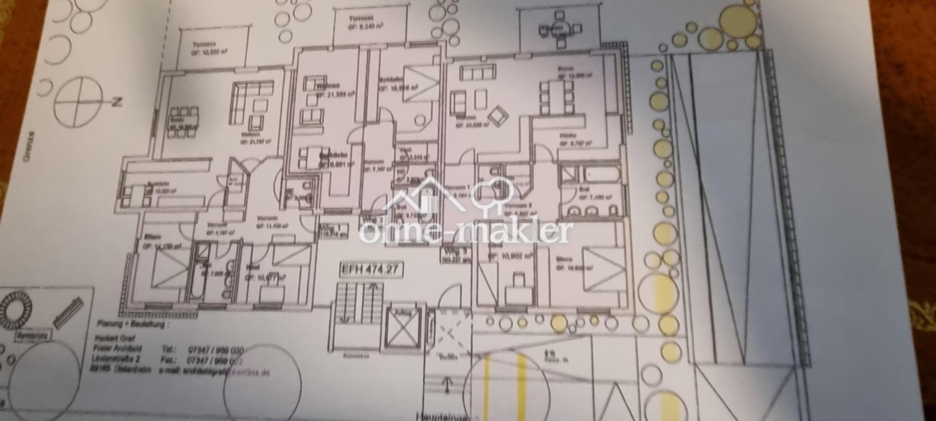 Grundriss Geschoss(3WHG/2.OG)