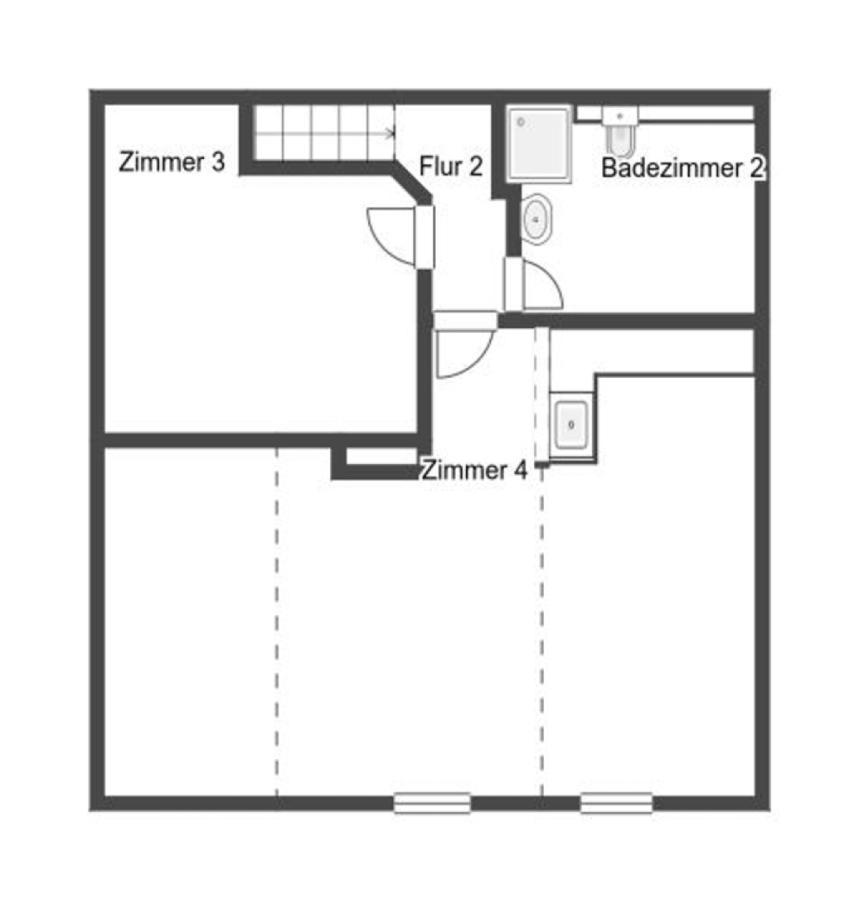 Grundriss Skizze 1.OG