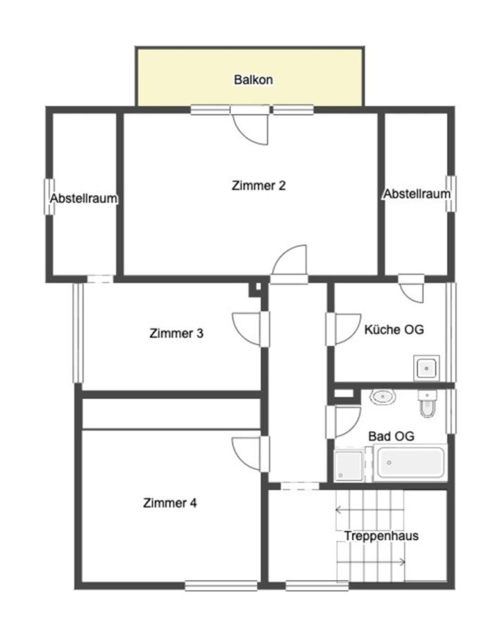 Grundriss Obergeschoss