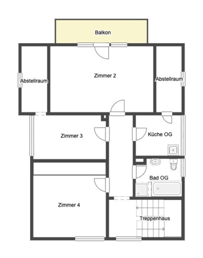 Grundriss Obergeschoss