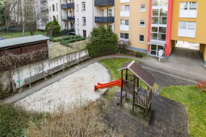 Blick vom Balkon