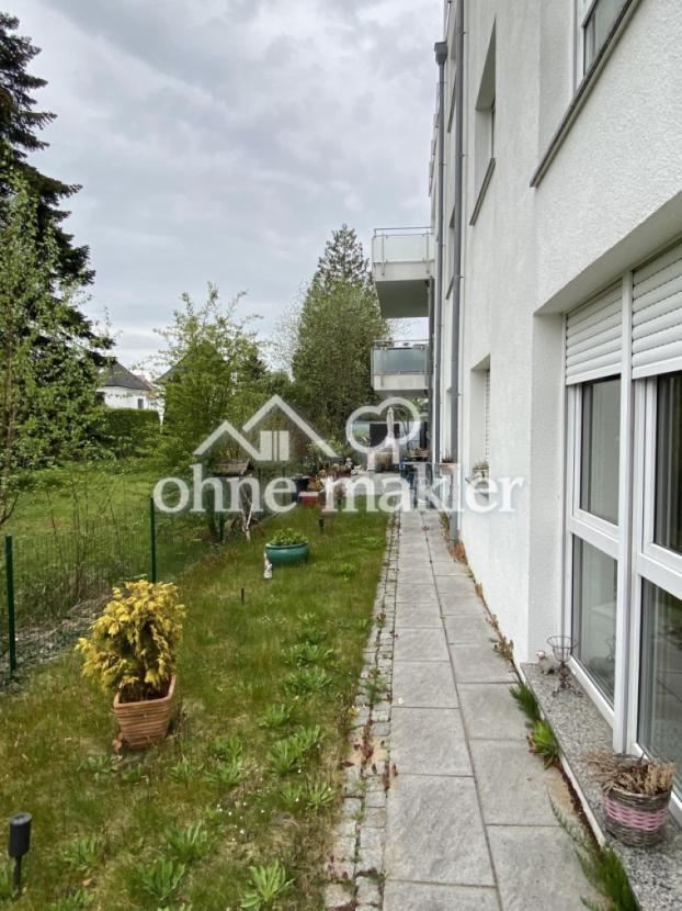Gartenansicht auf Terasse